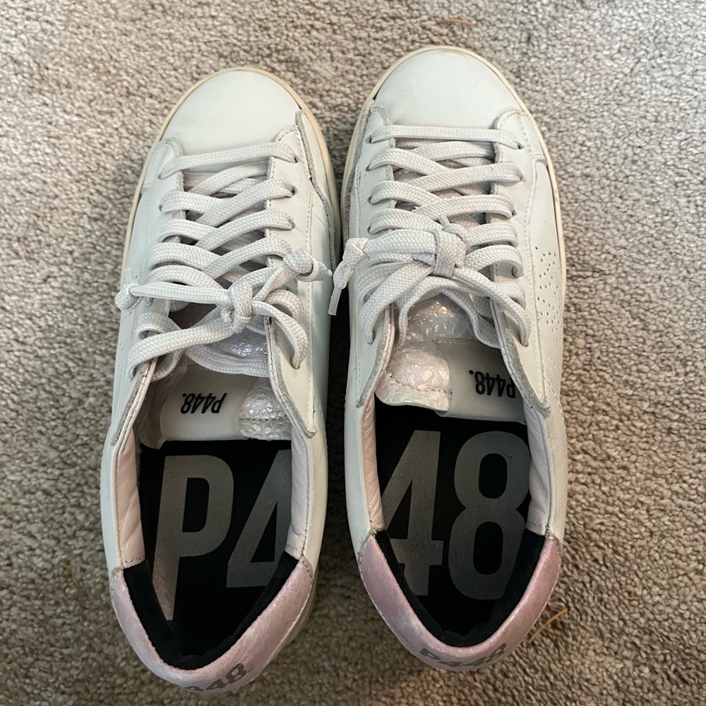 P448 John sneaker with pink iridescent - Picture 3 of 6